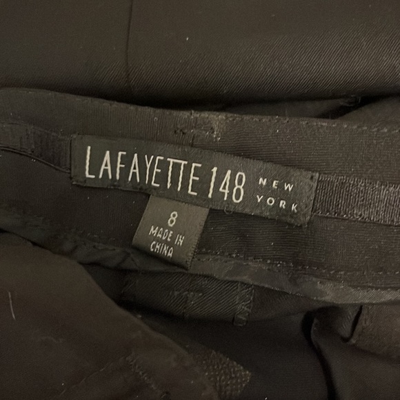 LAFAYETTE 148 Classic Black Pant size 8 - Picture 2 of 6